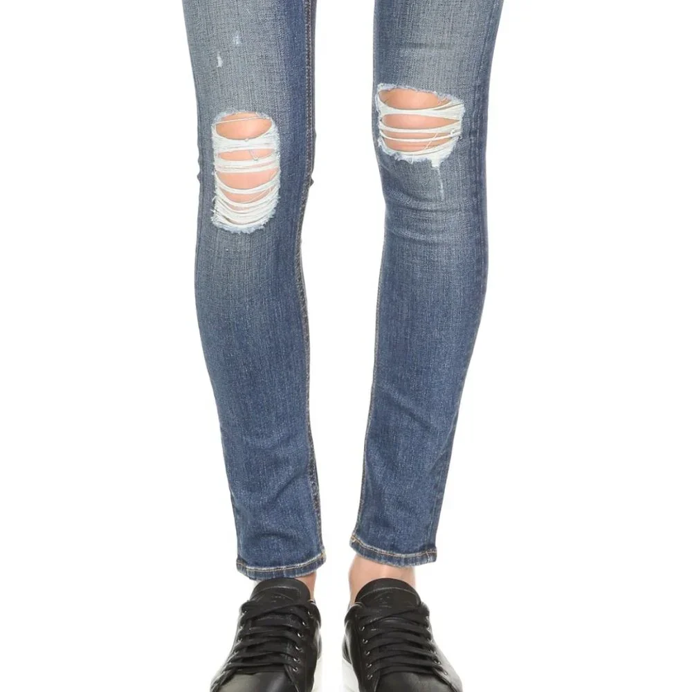 Rag & Bone - The Ripped Skinny Jeans - Destroyed Preston - Size 27 - RGJEA40262 - Picture 6 of 6